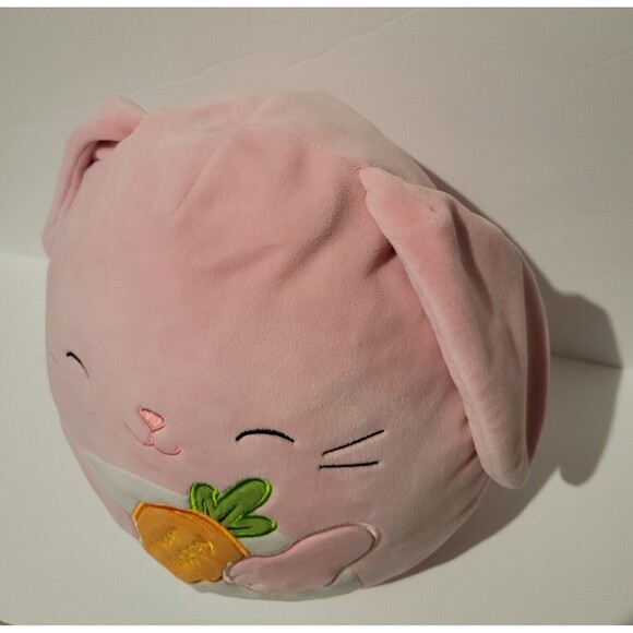 Squishmallow 2023 Easter Squad Bop the Bunny with Carrot Don't Worry Be Hoppy - Picture 9 of 10
